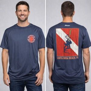 Paragon Performance Graphic T-Shirt Stinky’s Bait Shack Navy M ARK